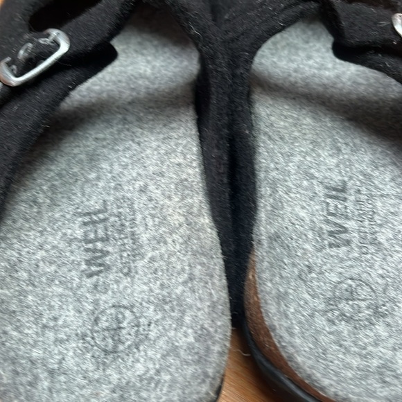 DR ANDREW WEIL SHOES black wool Mary Jane buckle mule size 40 - Picture 5 of 10